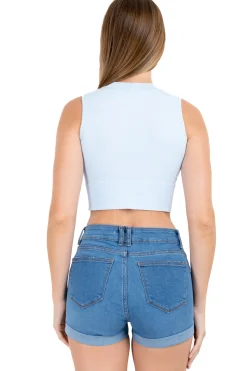 Shasa Ribbed Crop Top