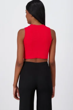 Shasa Ribbed Crop Top