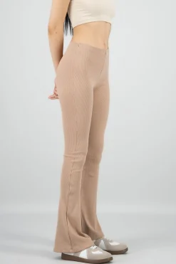 Shasa Ribbed Flared Leggings