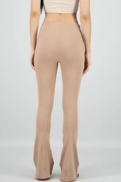 Shasa Ribbed Flared Leggings