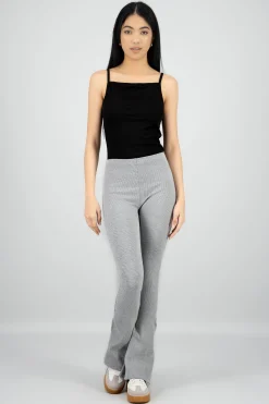 Shasa Ribbed Flared Leggings