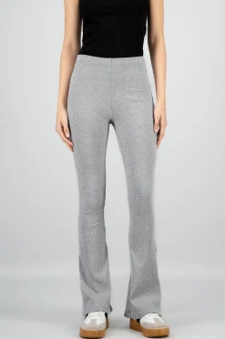 Shasa Ribbed Flared Leggings
