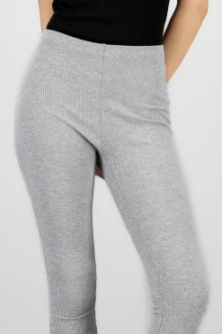 Shasa Ribbed Flared Leggings