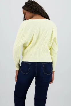 Shasa Ribbed Knit Buttoned Cardigan