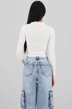 Shasa Ribbed Long Sleeve Top