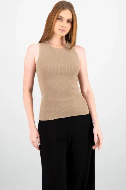 Shasa Ribbed Long Top