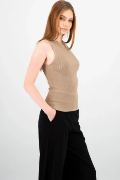Shasa Ribbed Long Top