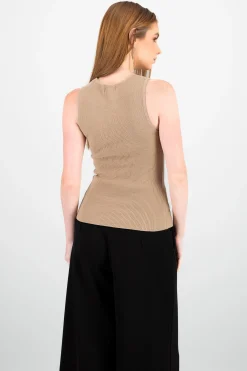 Shasa Ribbed Long Top