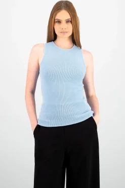 Shasa Ribbed Long Top
