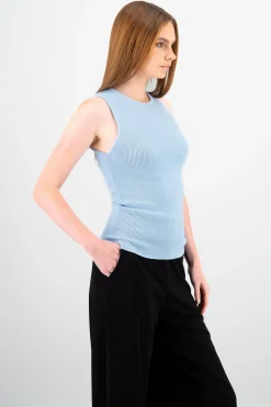 Shasa Ribbed Long Top