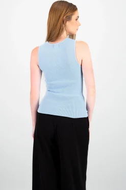 Shasa Ribbed Long Top