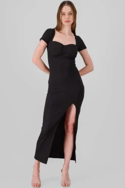 Shasa Ribbed Maxi Dress
