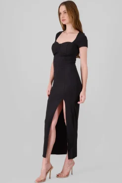 Shasa Ribbed Maxi Dress