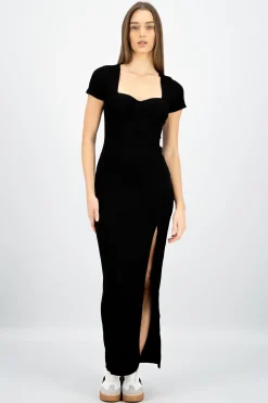 Shasa Ribbed Maxi Dress