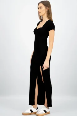 Shasa Ribbed Maxi Dress