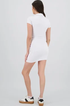Shasa Ribbed Polo Dress