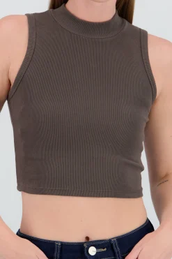 Shasa Ribbed Sleeveless Top