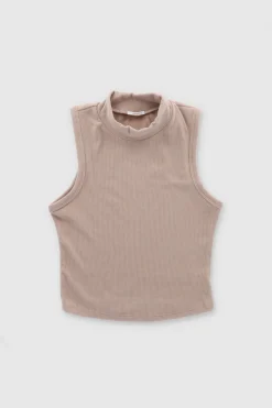 Shasa Ribbed Sleeveless Top