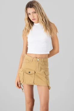 Shasa Ribbed Sleeveless Top