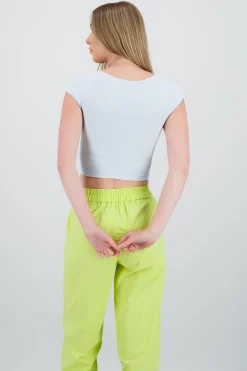 Shasa Ribbed Square Neck Top