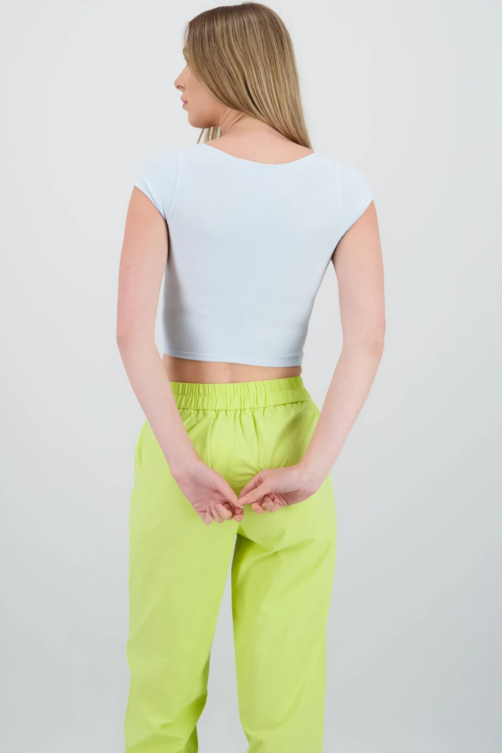 Shasa Ribbed Square Neck Top