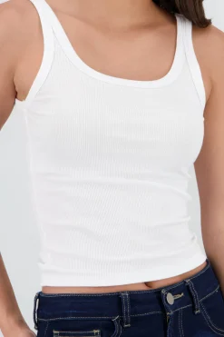 Shasa Ribbed Strap Top