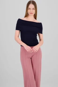 Shasa Ribbed Strapless Top