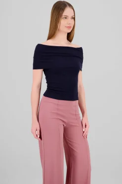 Shasa Ribbed Strapless Top