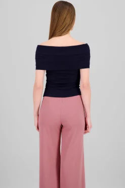 Shasa Ribbed Strapless Top