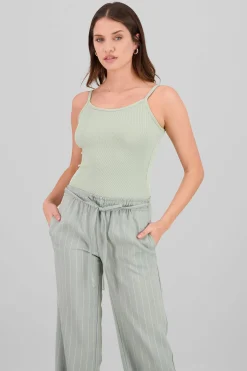 Shasa Ribbed Strappy Top