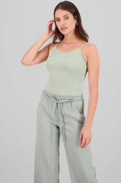 Shasa Ribbed Strappy Top