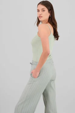 Shasa Ribbed Strappy Top