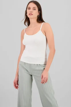 Shasa Ribbed Strappy Top