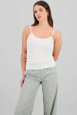 Shasa Ribbed Strappy Top