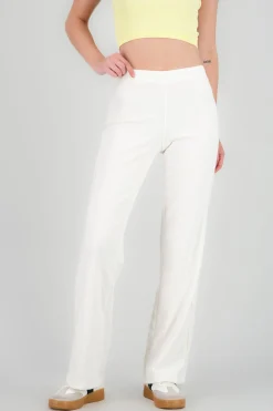 Shasa Ribbed Wide Leg Pants