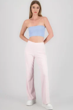 Shasa Ribbed Wide Leg Pants