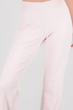 Shasa Ribbed Wide Leg Pants