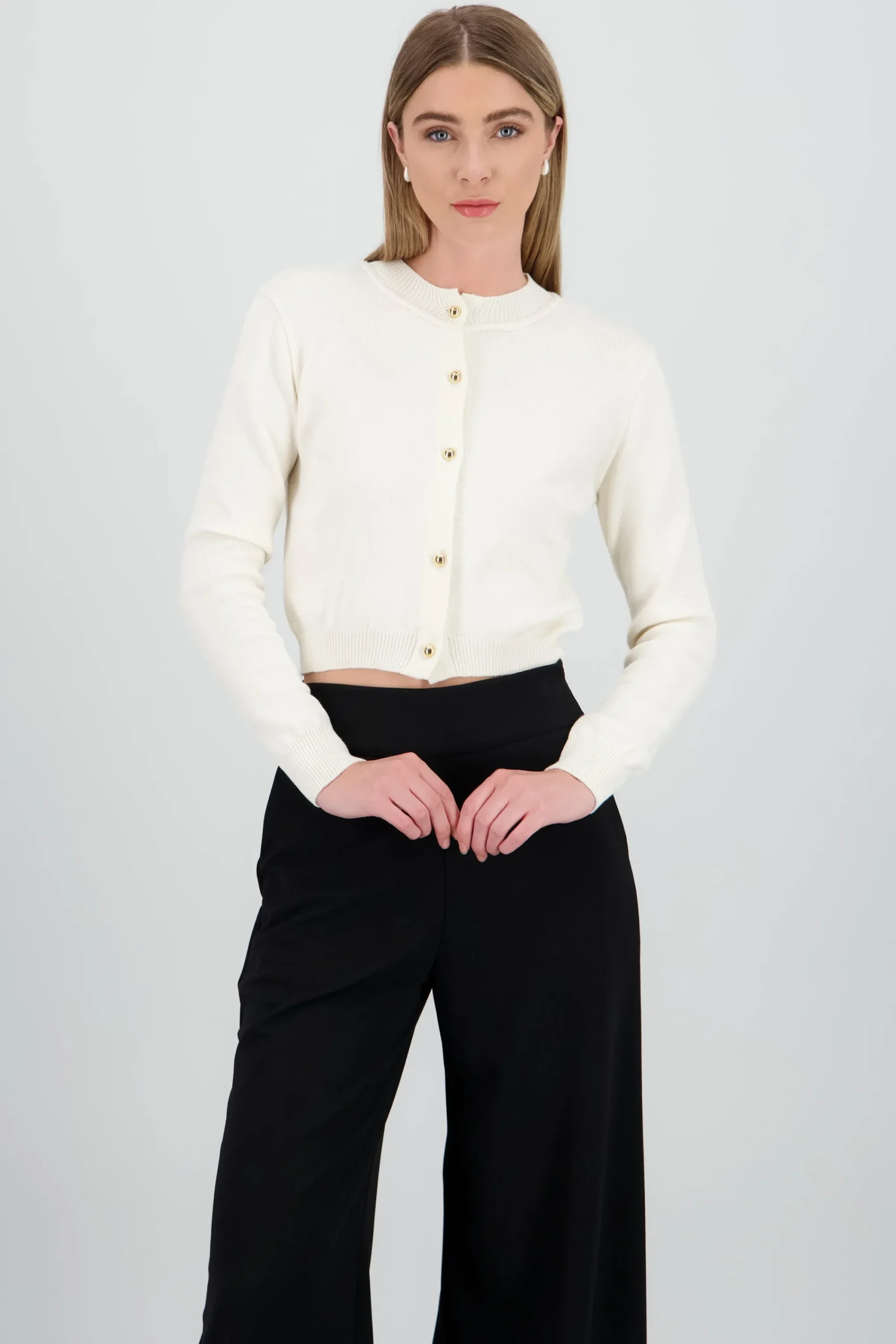 Shasa Round Neck Cardigan