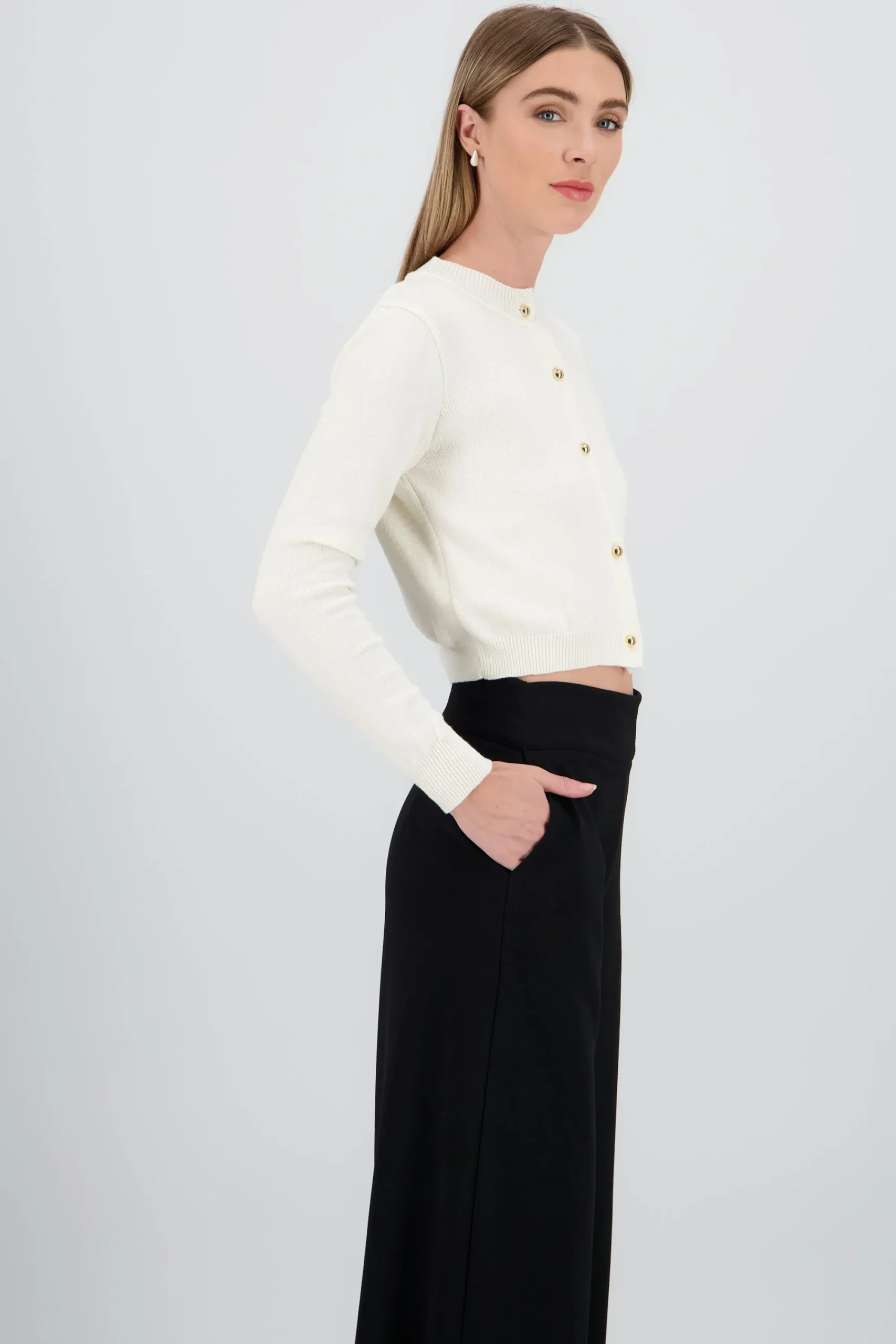 Shasa Round Neck Cardigan