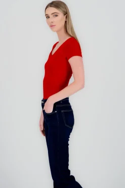 Shasa Round Neck Short Sleeve Bodysuit