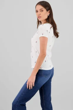Shasa Round Neck Short Sleeve T Shirt