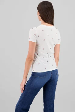 Shasa Round Neck Short Sleeve T Shirt