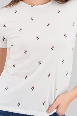 Shasa Round Neck Short Sleeve T Shirt