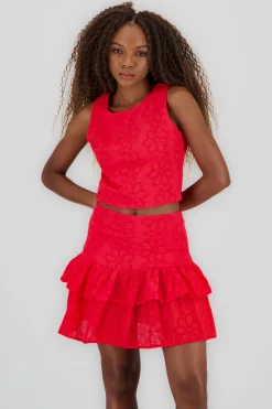 Shasa Round Neck Sleeveless Top