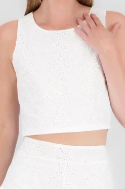 Shasa Round Neck Sleeveless Top