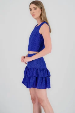Shasa Round Neck Sleeveless Top