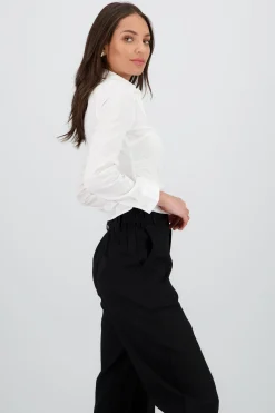 Shasa Ruched Long Sleeve Shirt