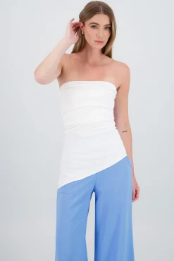 Shasa Ruched Side Tube Top
