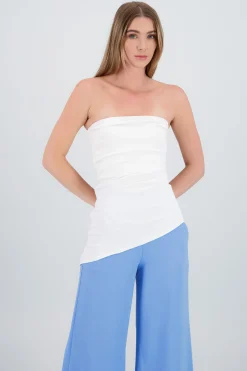 Shasa Ruched Side Tube Top