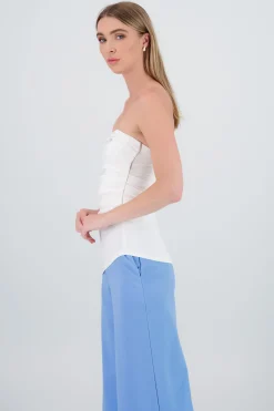 Shasa Ruched Side Tube Top